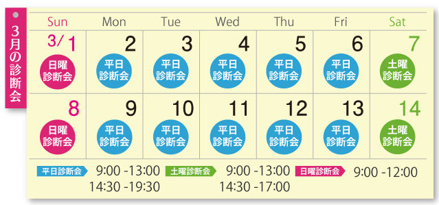 あなたにあったインプラントを診断します。無料診断会開催中